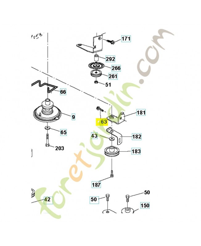 Vis hex 3/8-16 817000612 husqvarna