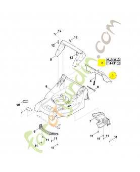 Volet complet 6338-700-2700. Pièce de rechange Sithl / Vicking