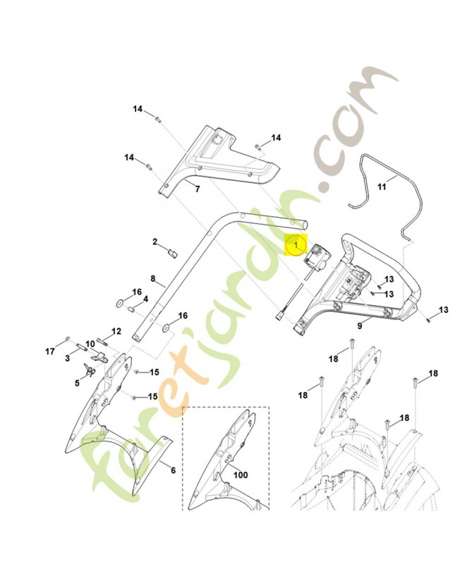 Commutateur h/m Commutateur h/m 6320-430-0427. Pièce détachée Stihl / Vicking Commutateur h/m Commutateur h/m 6320-430-0427. Pièce détachée Stihl / Vicking