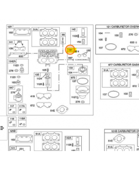 499805 Kit tige reglage accel