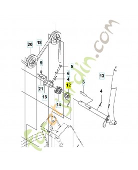 Ressort 589284201. Pièce détachée Husqvarna