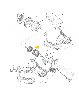 Moteur électrique Stihl ref. 4867-600-0201