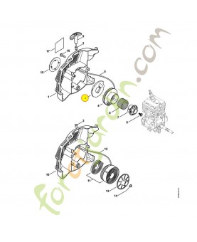 Ressort de rappel 4180-190-0600. Pièce de rechange Sithl / Vicking
