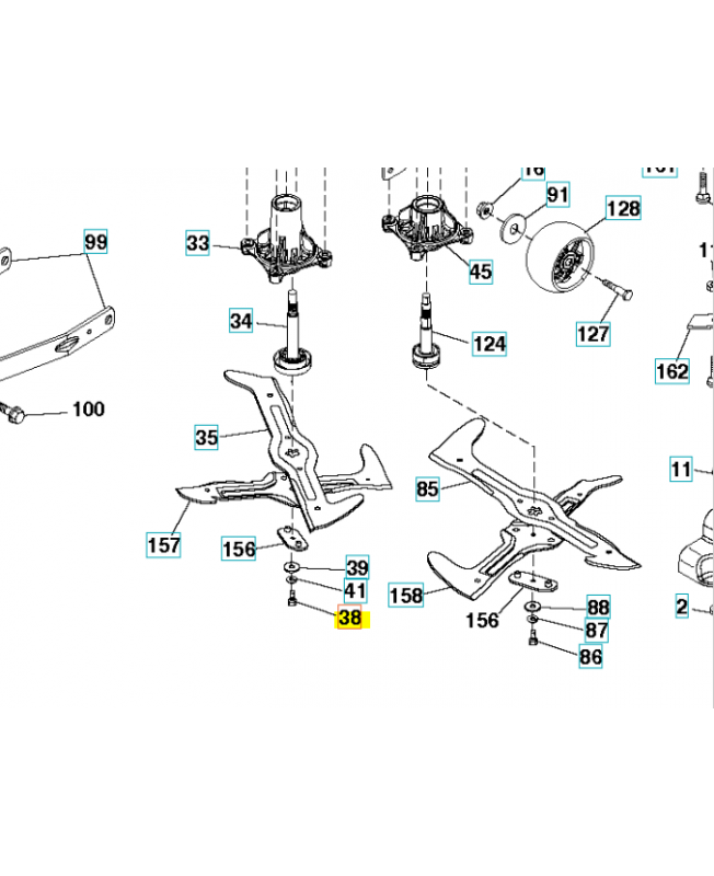 Screw external hexagon head 7/