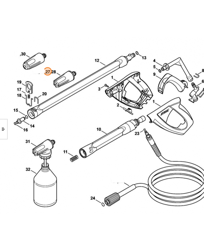 Turbobuse 4900-500-1630. Pièce de rechange Sithl
