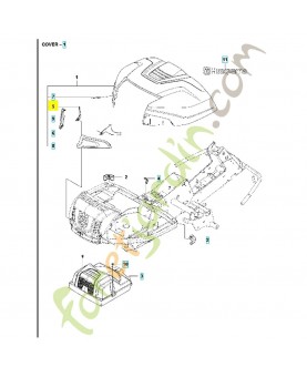 charniere 578113701- Pièce de détachée Husqvarna