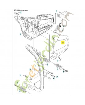 Capuchon 537230702. Pièce de rechange Husqvarna