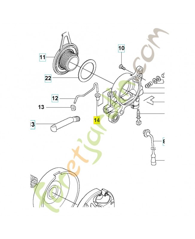 Tuyau référence 504300026