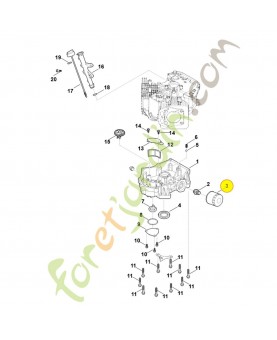 Filtre à huile 0004-020-9602. Pièce détachée Stihl / Vicking
