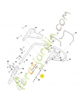 Pièce intermédiaire 6358-764-1300. Pièce détachée Stihl / Vicking