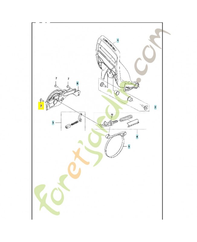 Vis 582213301. Pièce détachée Husqvarna