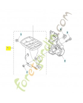 Support de poignée 576277401. Pièce de rechange Husqvarna