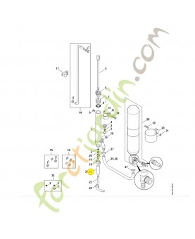 Tuyau 4247-705-4710. Pièce de rechange Sithl / Vicking