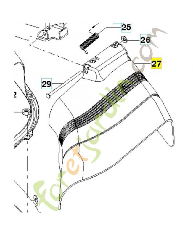Deflecteur d'herbe Deflecteur d'herbe
