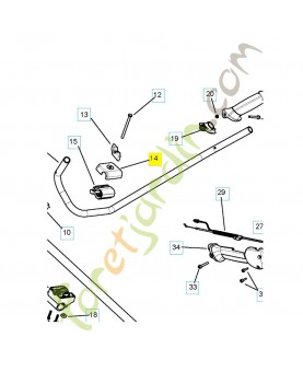 Couvercle 503722901. Pièce de rechange Husqvarna