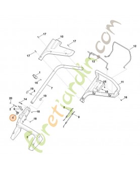 Ressort coudé Stihl ref. 6338-703-4900