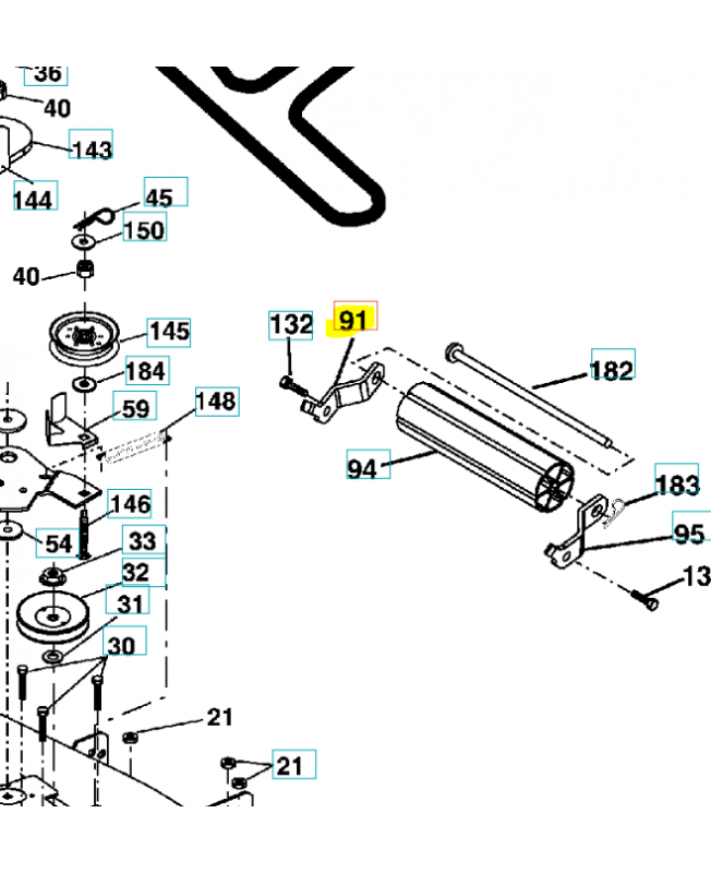 Service kit bracket bracket as