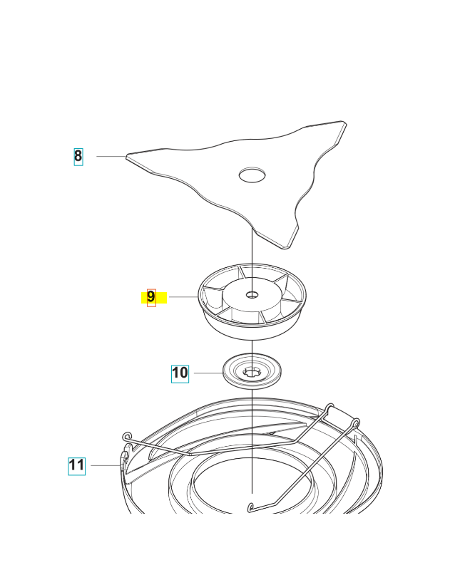 Bol de garde au sol M10 50389010