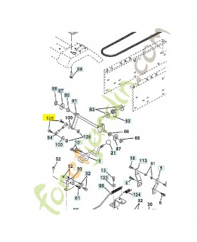 Vis 874780516. Pièce de rechange Husqvarna