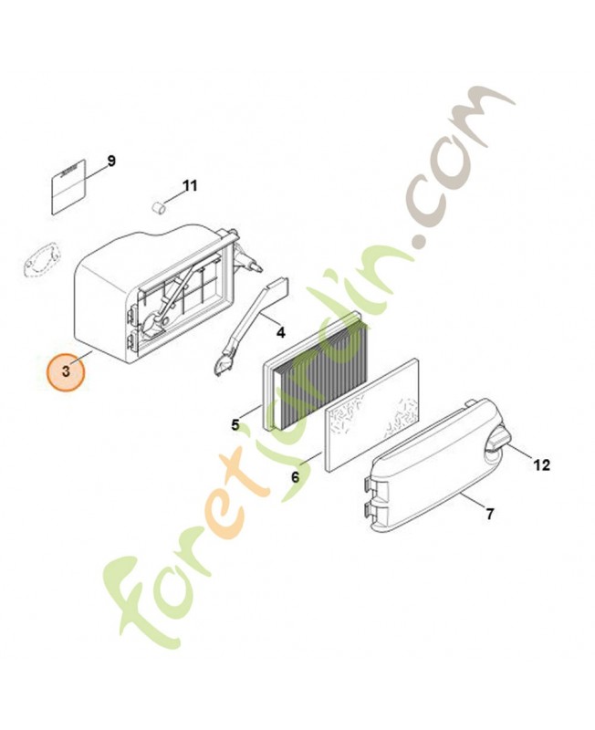 Boîtier de filtre Boîtier de filtre