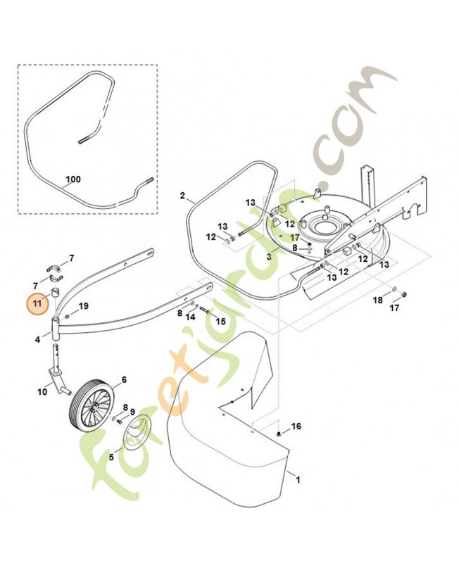 Douille d ecartement