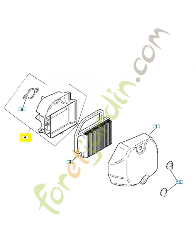 Support 531029629. Pièce de rechange Husqvarna