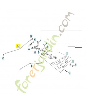 Maillon 531029625. Pièce de rechange Husqvarna
