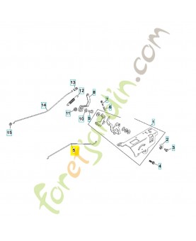 Maillon 531029616. Pièce de rechange Husqvarna