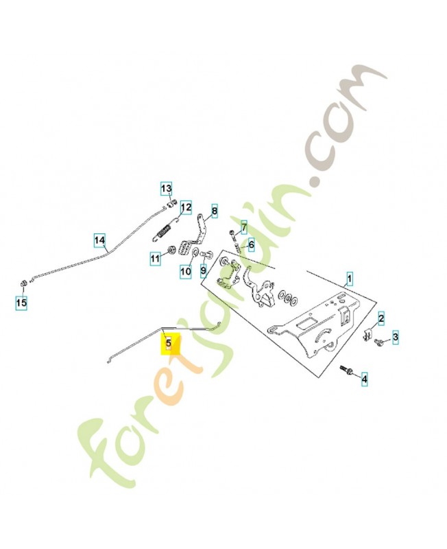Maillon 531029616. Pièce de rechange Husqvarna
