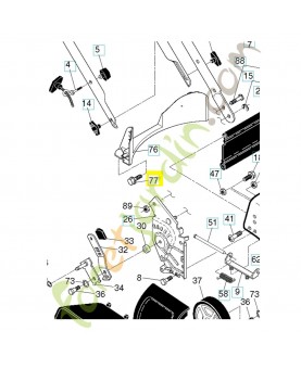 Vis 817411312. Pièce de rechange Husqvarna