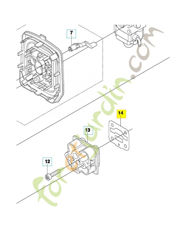 Joint 528070201. Pièce de rechange Husqvarna Joint 528070201. Pièce de rechange Husqvarna