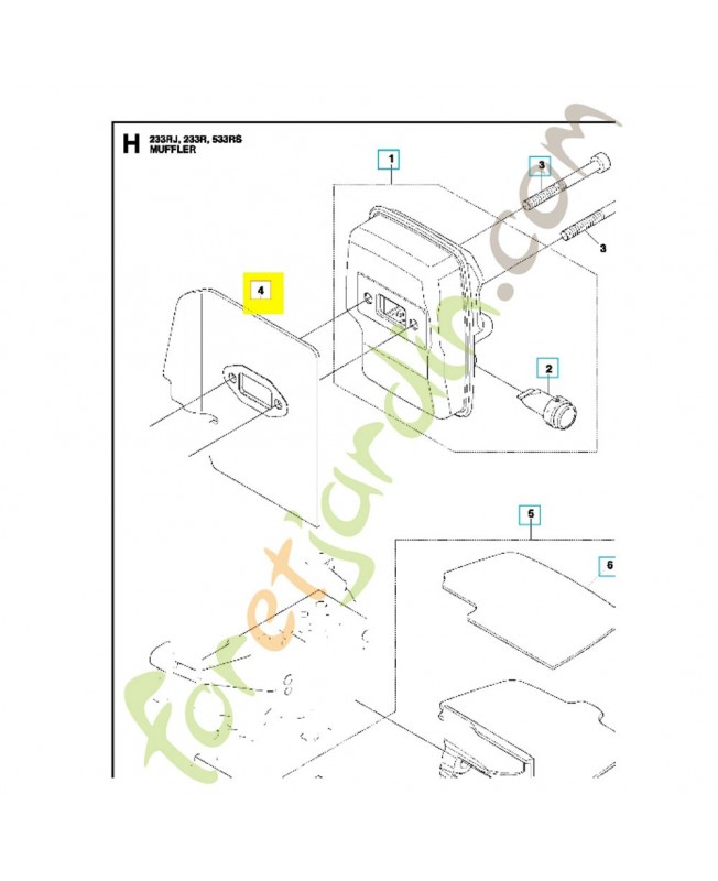 Joint 528070301. Pièce de rechange Husqvarna Joint 528070301. Pièce de rechange Husqvarna