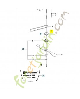 Vis 505390301. Pièce de rechange Husqvarna
