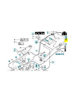 Commande d'accélérateur 590498301. Pièce détachée Husqvarna