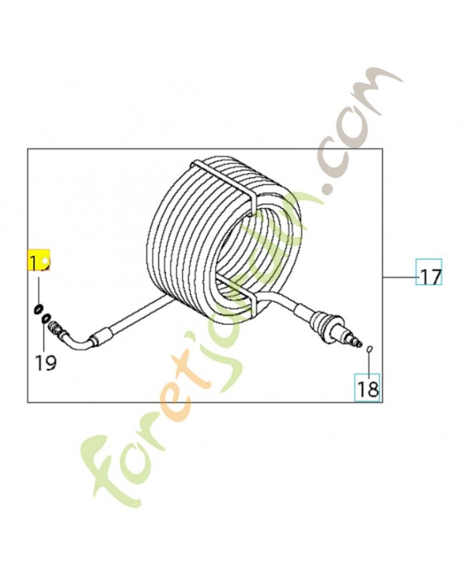 joint torique 592617669. Pièce détachée Husqvarna