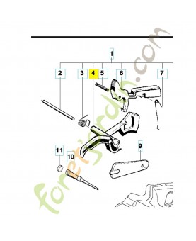 Gachette 501916602. Pièce de rechange Husqvarna 