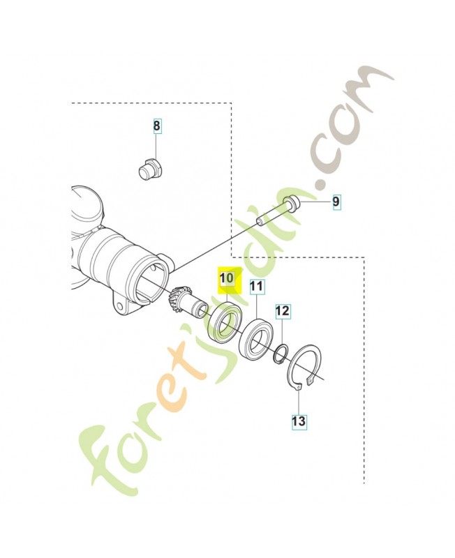 Roulement a billes 738219900 - Pièce de détachée Husqvarna
