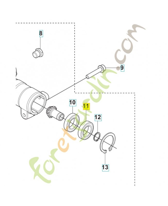 Roulement 738219902. Pièce de rechange Husqvarna