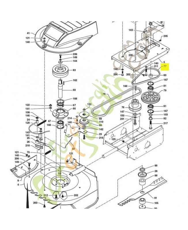 Courroie de traction référence 531008327