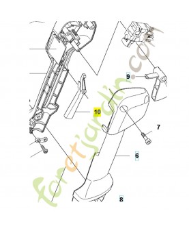 Gachette de sécurité 577223701. Pièce de rechange Husqvarna