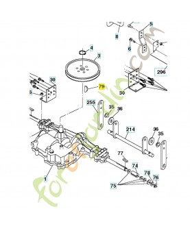 Clavette 532125096. Pièce de rechange Husqvarna référence 532125096
