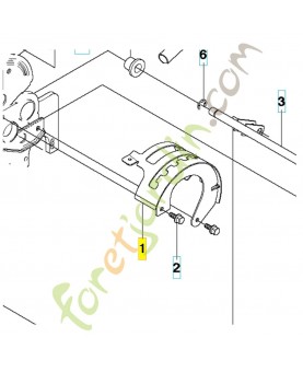 plaque 535501401- Pièce de détachée Husqvarna
