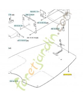 Vis chassis 535130314- Pièce de détachée Husqvarna