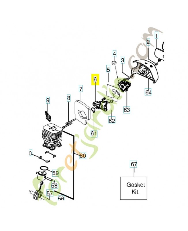 Piece d'espacement référence 530035596