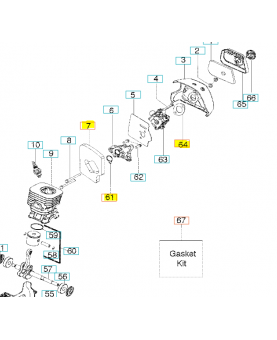 jeu de joints éférence 545008084 Remplace la référence 545081898