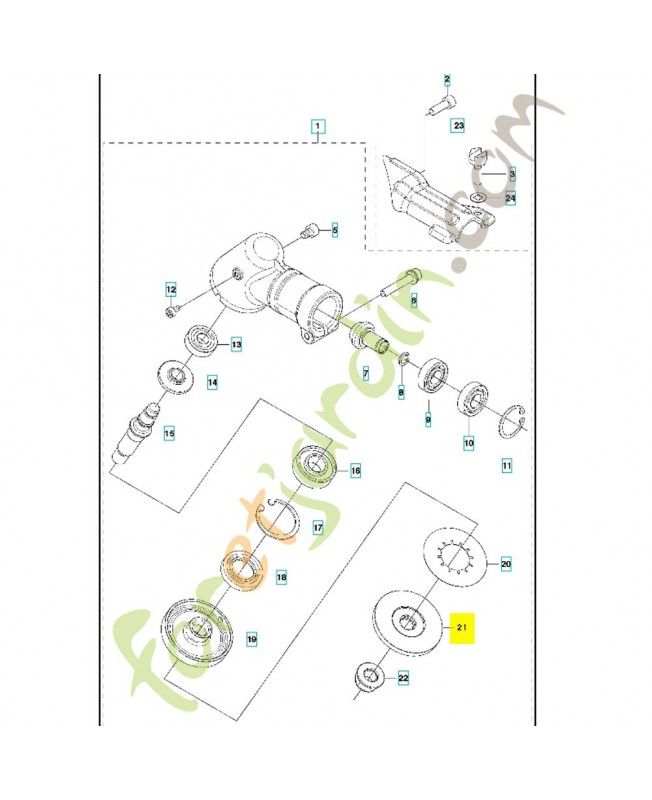 Support 511583801. Pièce de rechange Husqvarna