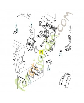 Condensateur 592617612. Pièce détachée Husqvarna