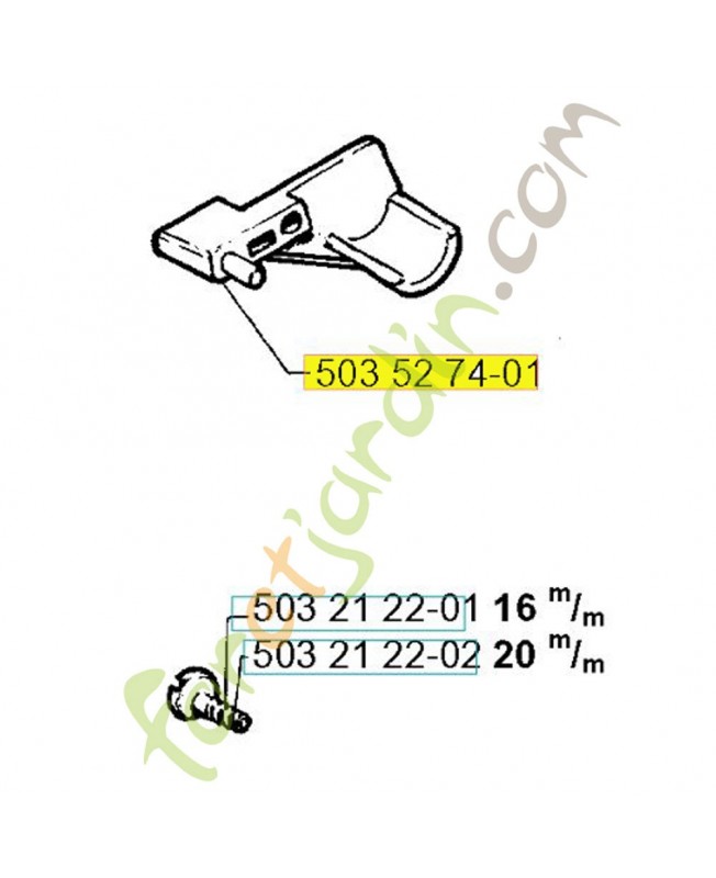 Capteur de chaine  référence 503527401