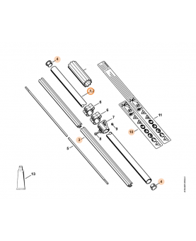 tube complet référence 4137-710-7108