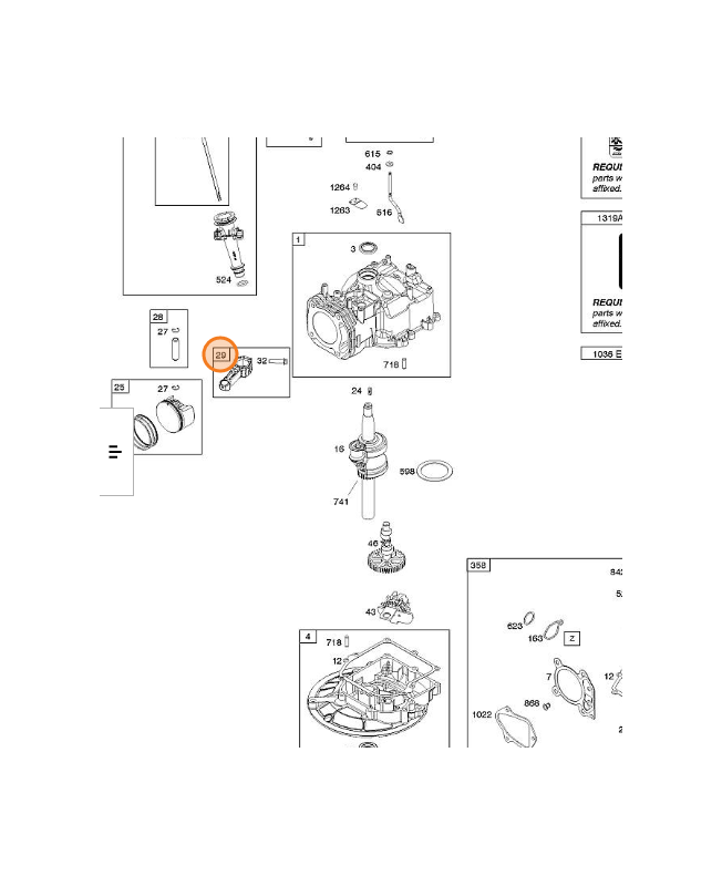 Bielle 590518 Briggs & Stratton Bielle 590518 Briggs & Stratton